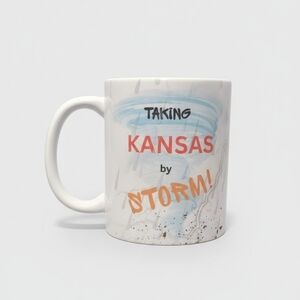 Kansas Storm White Ceramic Mug